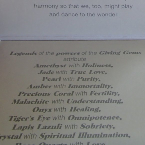 The Giving Gems Lucoral Museum Hawaii Sterling Silver Cage, Chain & 12 Gemstones - Picture 12 of 16